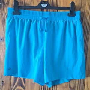 Janji Men's Run Everywhere Running Shorts Turquise Blue, Medium